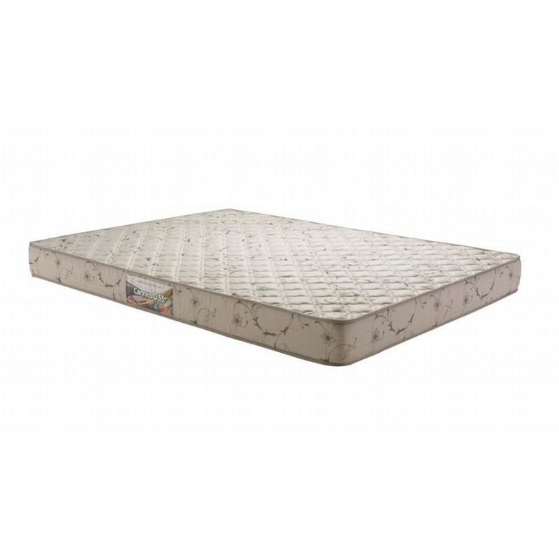 Colchão Herval de Espuma Cannes D33 bordado Casal 1,38 x 1,88 x 0,17