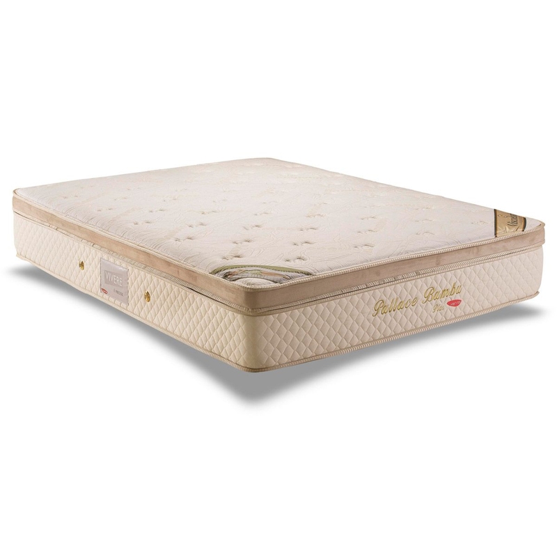 Colchão Herval Pallace Bambu Plus Queen Size 158x198x032cm