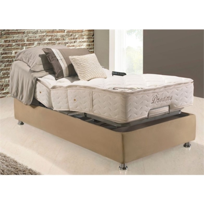 Conjunto Box articulável MH1430 + Colchão Herval Ajustable S/ Massagem 101 X 203 X 52