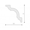 Rodateto Gart A Nomastyl 11x11cm - Barra 2m