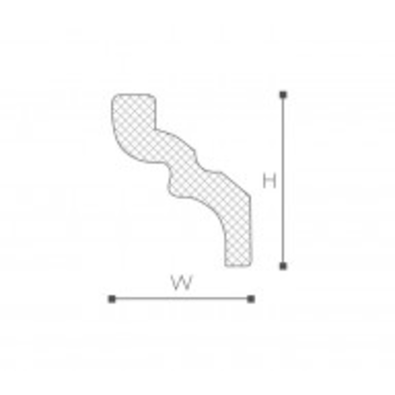 Rodateto Gart C Nomastyl 6,5x8,5cm - Barra 2m