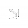 Rodateto Gart D Nomastyl 4,5x5cm - Barra 2m
