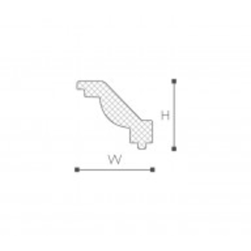 Rodateto Gart J Nomastyl 5x4,5cm - Barra 2m
