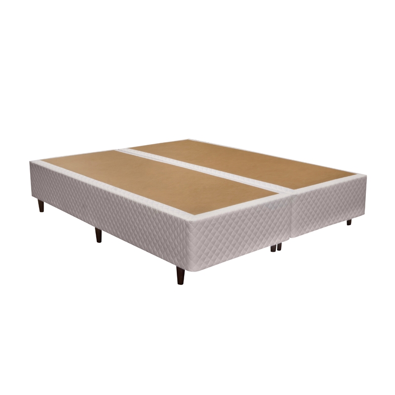 Cama Box Rígida Herval King Idea 193x203x28cm Branca