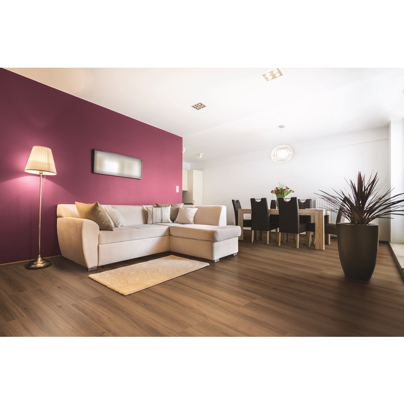 Piso Laminado Eucafloor New Evidence Click 7mm x 29cm x 1,357m (m²) Smart Oak