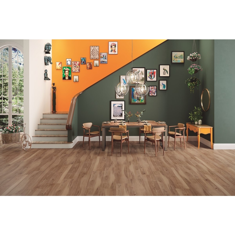 Piso Laminado Eucafloor New Evidence Click 7mm x 29cm x 1,357m (m²) Smart Oak