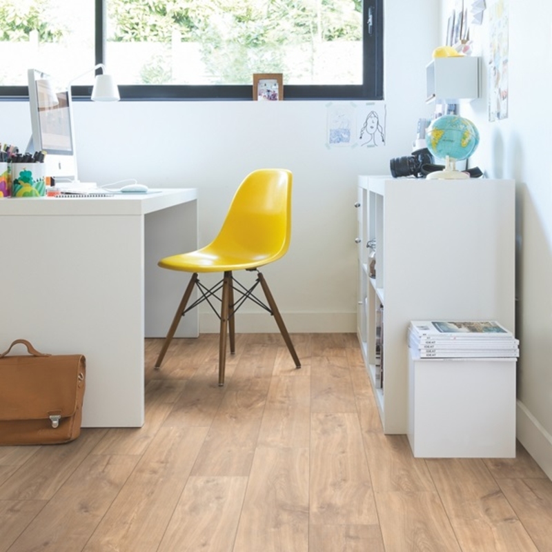 Piso Laminado Quick Step Smart QSM 1487 7mm(m²) Carvalho Natural Midnight 