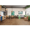 Piso Laminado Eucafloor Prime Colado 7mm x 19,7cm x 1,35m (m²) Noce Oro