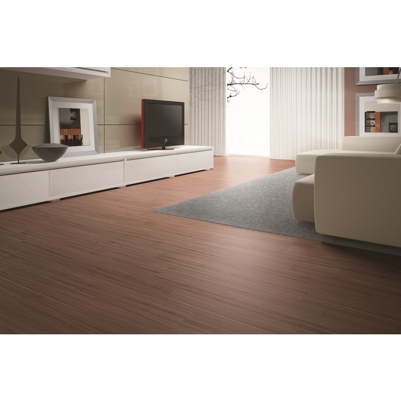 Piso Laminado Eucafloor Prime Click 7mm x 21,7cm x 1,35m (m²) Nogueira Natural