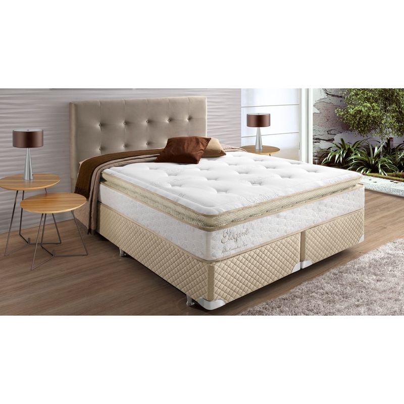 Colchão Herval Elegant King Size 193x203x34cm