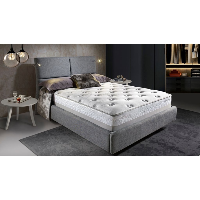Cama Estofada Herval MH 2696 de Casal 138x188x38cm