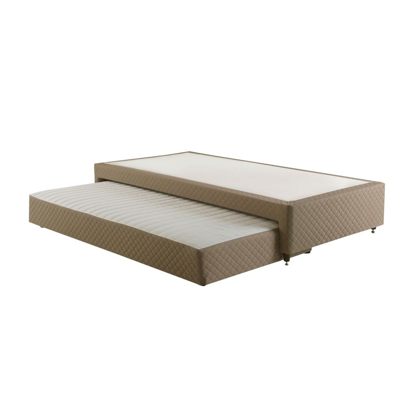 Box c/ Cama Box Auxiliar Herval MH 1453 Solteiro Idea Suede 88x188x34cm