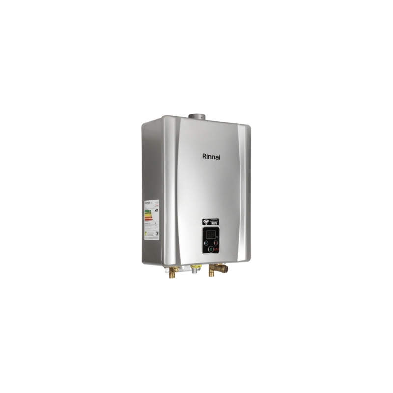 Aquecedor a Gás Rinnai 21 Litros REU-E211 FEHG – PRATA - Top   