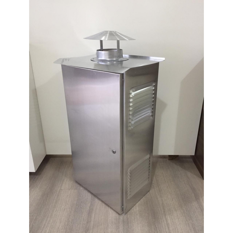 Protetor p/aquecedor aluminio Grande 28x60x95cm
