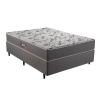 Colchão + Cama Box Herval de Espuma Ortopédica Firme Fort Black D60 Queen Size 158x198x60cm