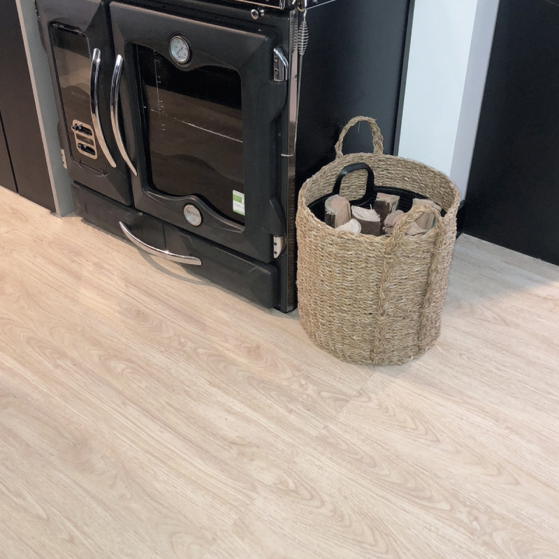 Piso Vinílico Graddus SPC Click Carvalho Cinza 5mm x 22,86cm x 122,00cm