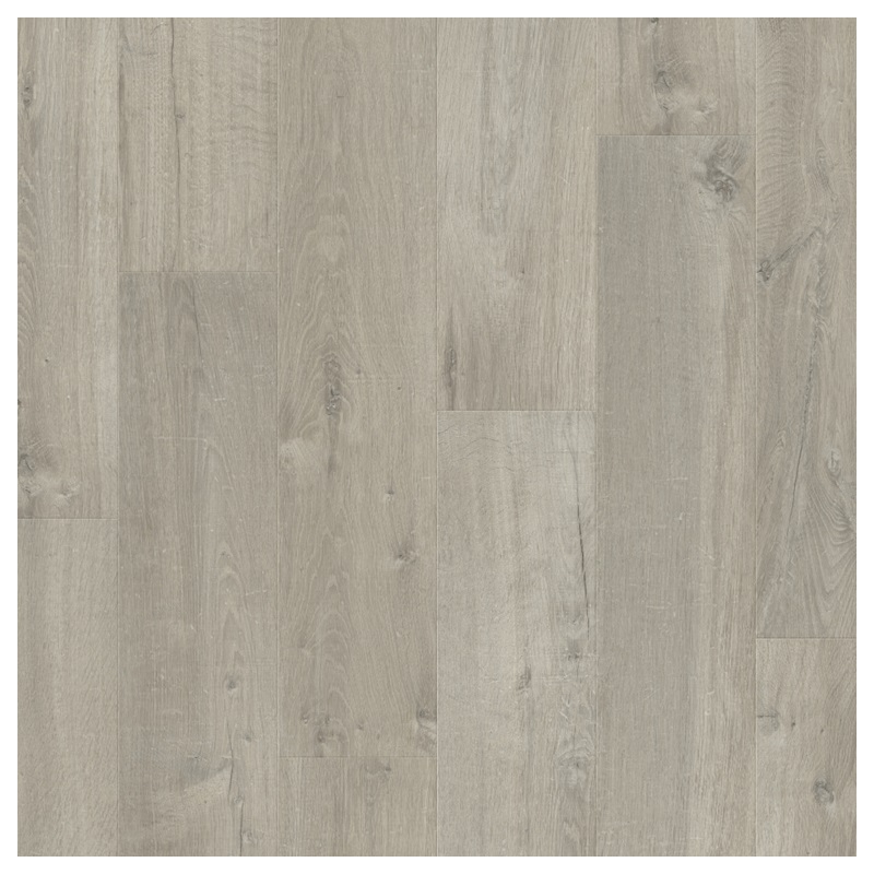 Piso Laminado Quick Step Impressive 8mm x 19cm x 138cm (m²) Carvalho Cinza Suave IM 3558