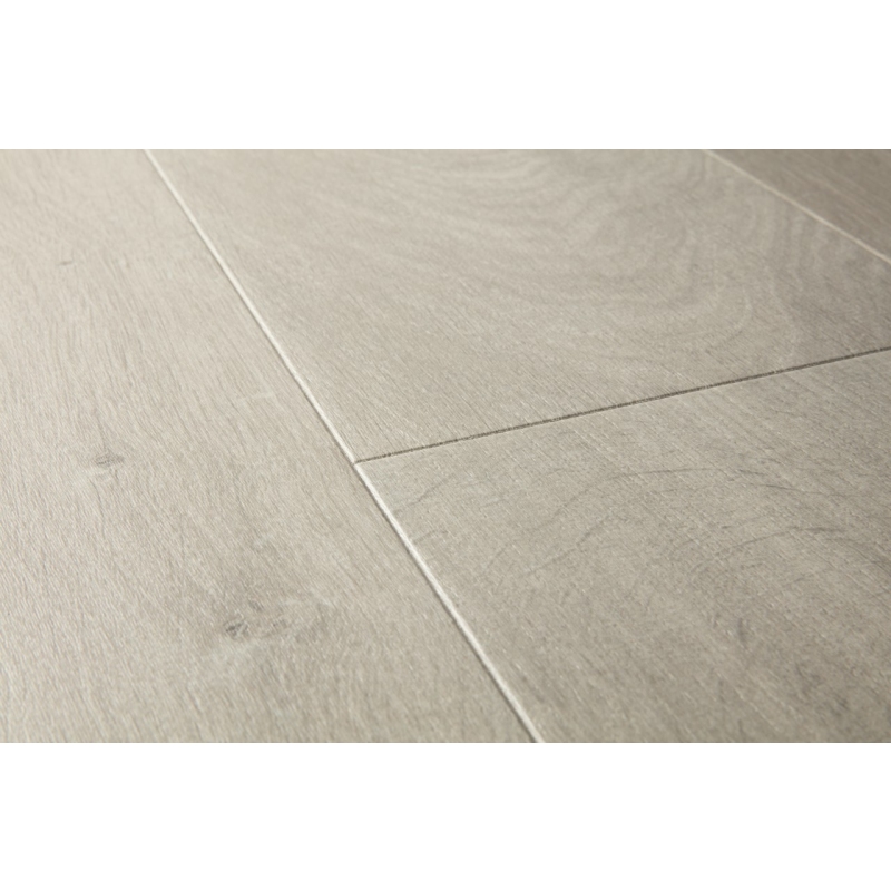 Piso Laminado Quick Step Impressive 8mm x 19cm x 138cm (m²) Carvalho Cinza Suave IM 3558