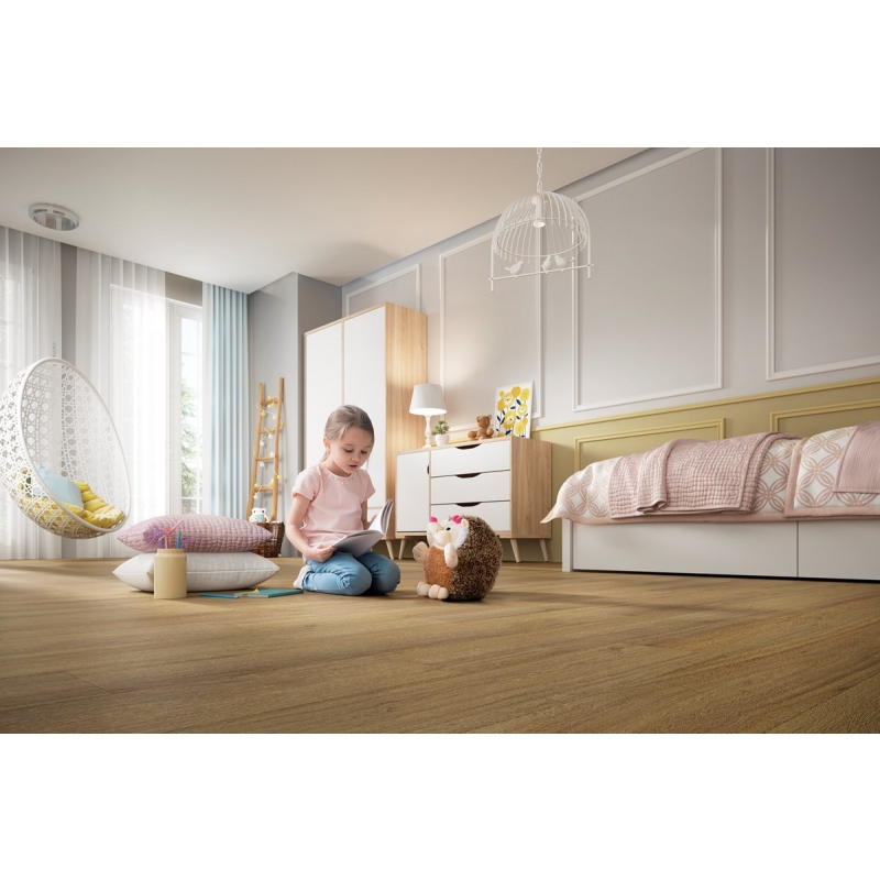 Piso Vinílico Eucafloor LVT Basic 2mm x 1.229 x 238 mm (m²) Kansas