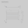 Toalheiro Térmico Seccare Concetto Branco 100W