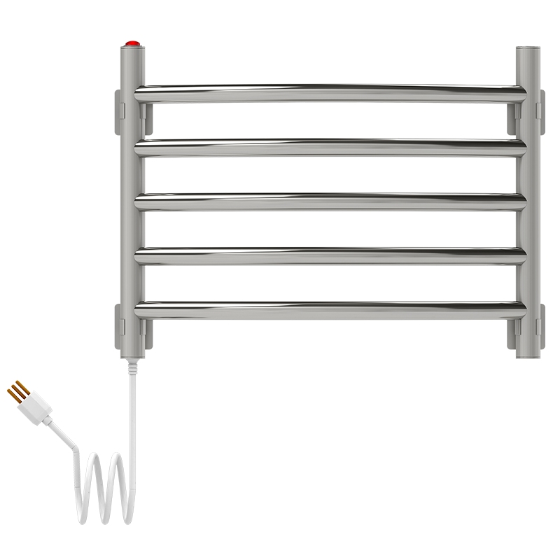 Toalheiro Elétrico Seccare Decorato Curvo Inox Polido 55W