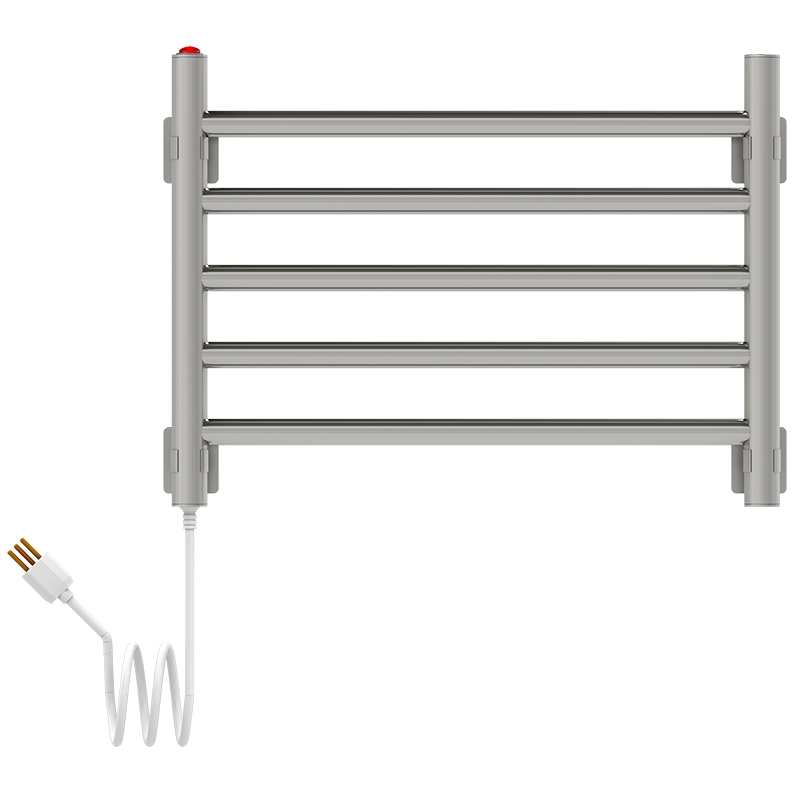 Toalheiro Elétrico Seccare Decorato Reto Inox Polido 55W