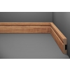 Rodapé Eucafloor Estilo N24 05cm Barra com 2,40m