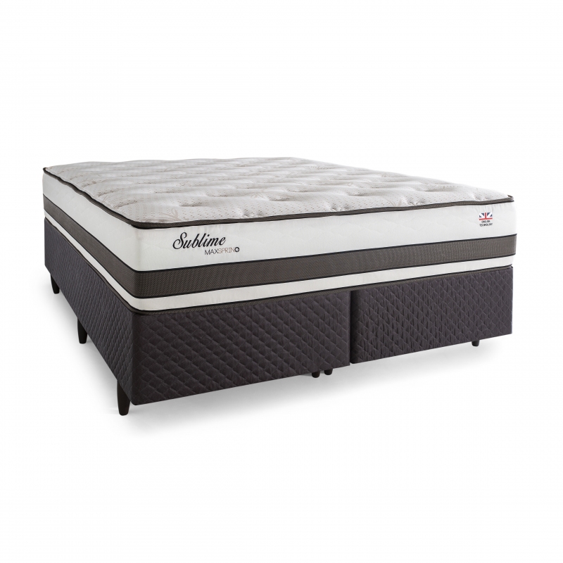 Colchão + Cama Box Herval Sublime Queen Size 158x198x58cm