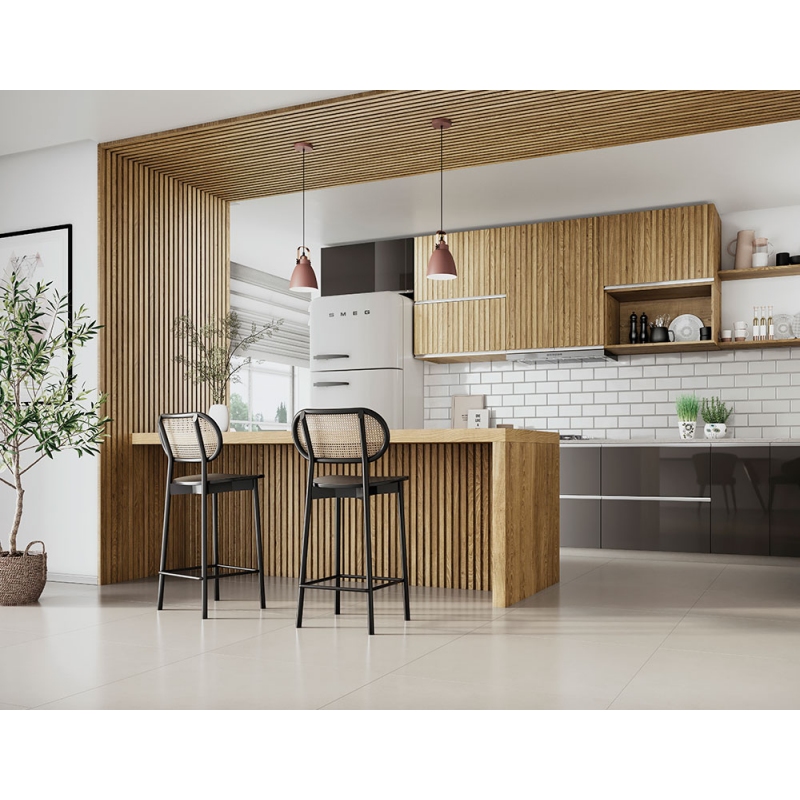Painel Ripado Eucatex RU (m²) 5,5cm x 270cm x 12 mm
