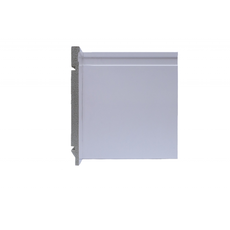 Rodapé Graddus de Poliestireno Frisado 20cm 200mm x 15mm x 2400mm - Barra