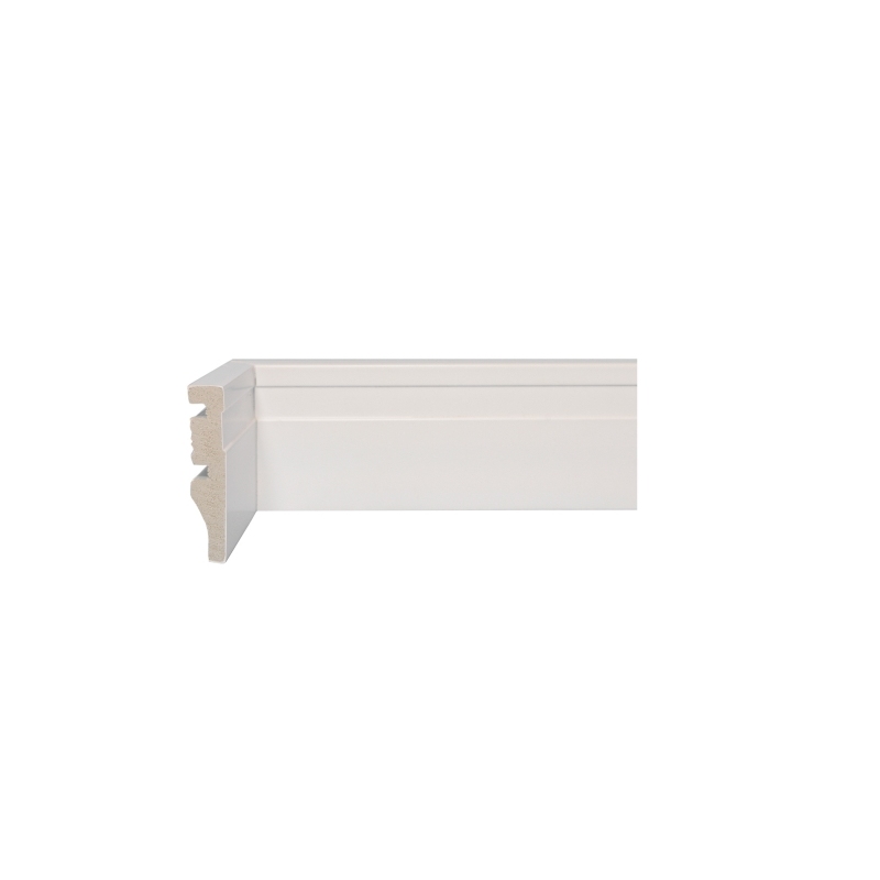 Rodapé Madelami de Poliestireno Frisado 07cm 70mm x 15mm x 2400mm