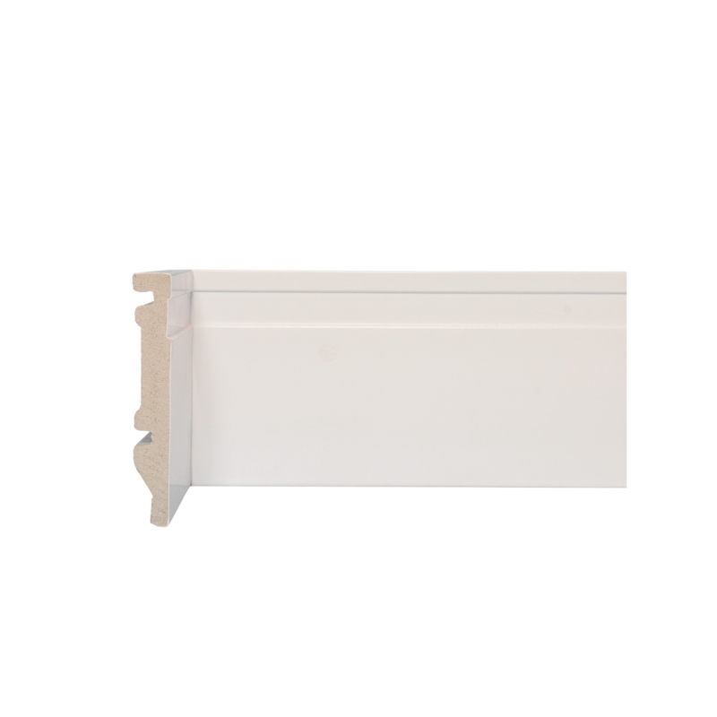 Rodapé Madelami de Poliestireno Frisado 10cm 100mm x 15mm x 2400mm