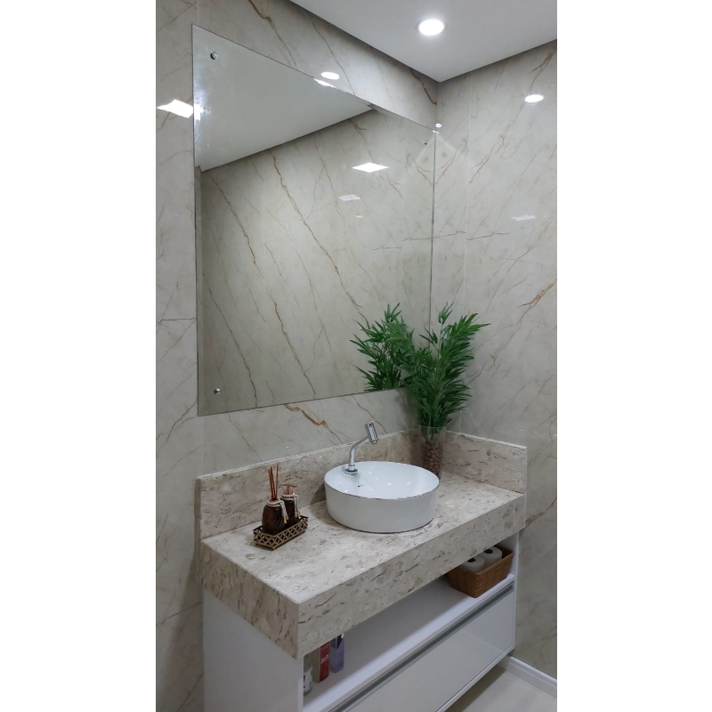 Placa Vinílica Graddus Marmorizada Crema 3mmx2750x1200