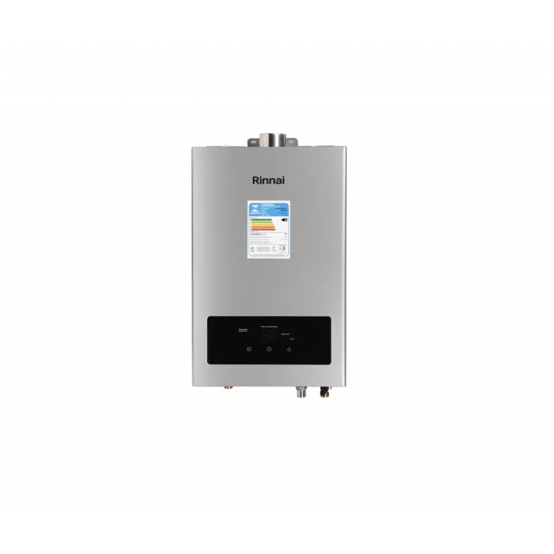 Aquecedor a Gás Rinnai 15 Litros E15 / E150 Prata Digital